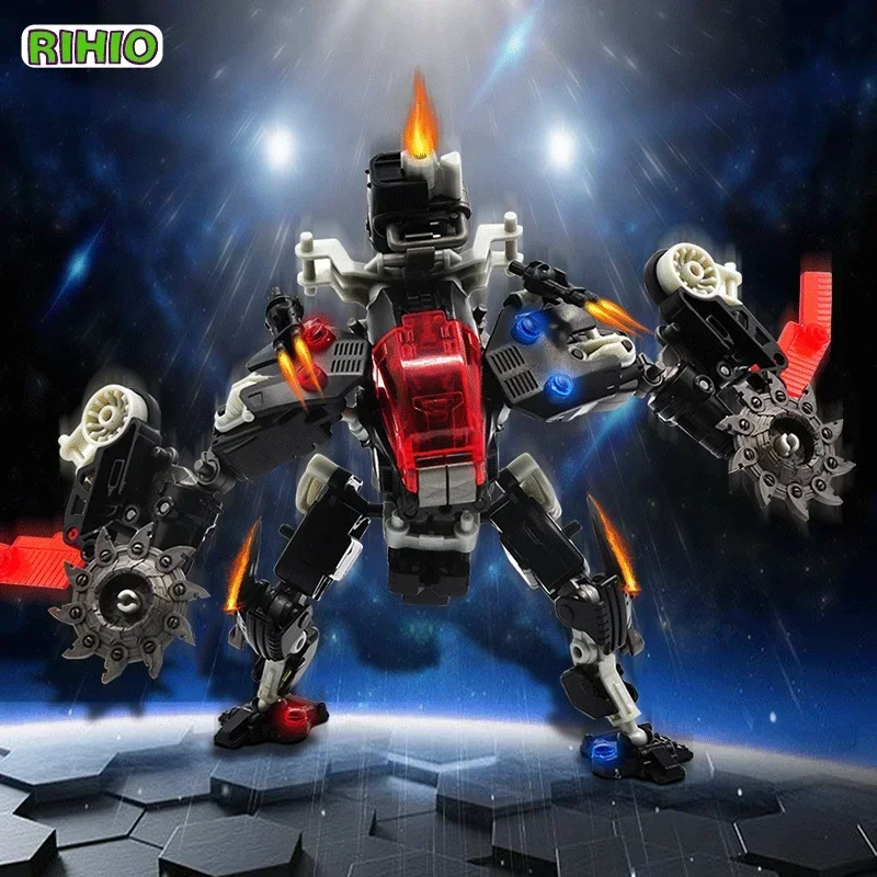 RIHIO Trasformare Robot MM-005 Vermin Slash MK.2 1:60 Assemblato Trasformatore Mech Anime Movie Action Figure Modle Kit Giocattoli Regali