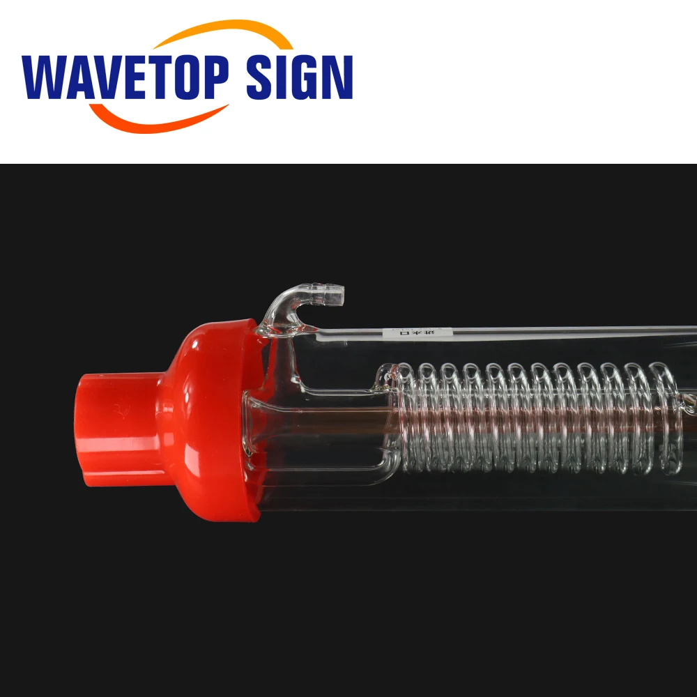 WaveTopSign A1s 75-90 Вт CO2 лазерная трубка, деревянная коробка, длина упаковки 1100 диаметр 80 мм для лазерного гравировального станка CO2