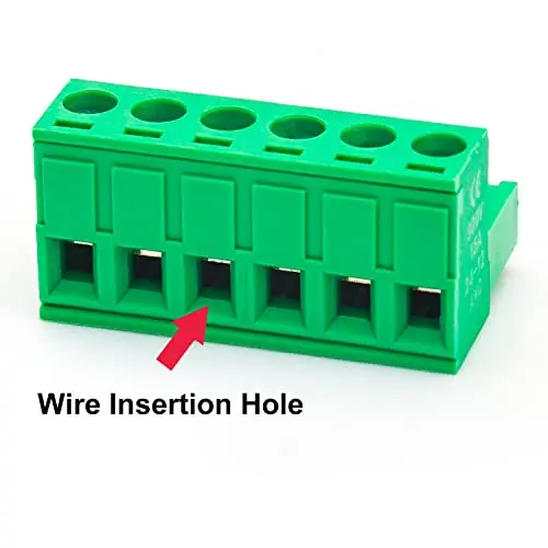 10 قطعة 5.08 مللي متر 6 دبوس فينيكس نوع موصل الأخضر PCB برغي محطة كتلة التوصيل 6 القطب سلك محول مأخذ التوصيل للإلكترونيات #5