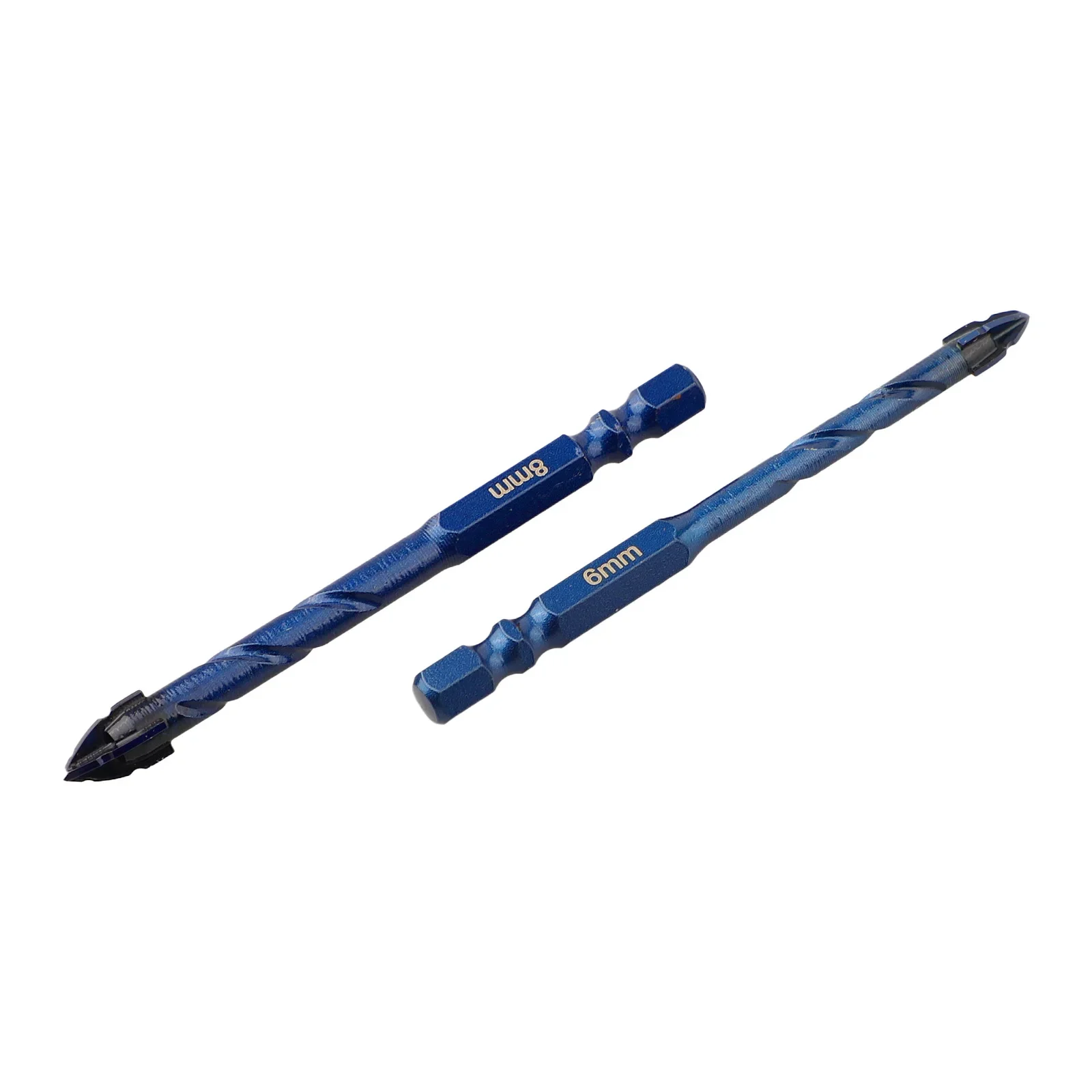 8mm Drill Bit Glass Tile Drill Bit Spiral Design Triangular Design Clean And Precise Holes High-speed Rotation DIY Projects