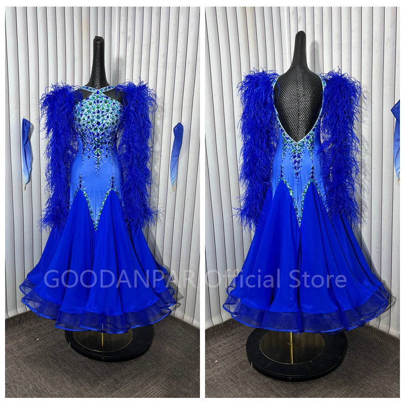 

Новая градиентная ткань, платья для соревнований по бальным танцам, танцевальные костюмы, платье для вальса, одежда для танцев, стандартная танцевальная одежда