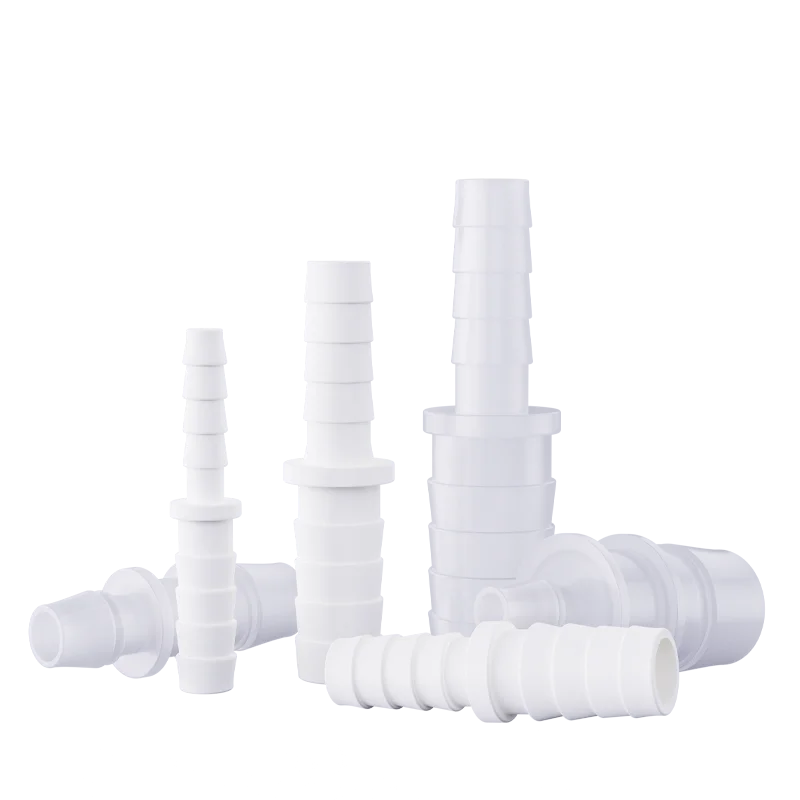 Plastic Variable Diameter Two-way Direct Through Hose Connector water pipe Adapter Head Becomes larger and Smaller Pagoda 6-12mm