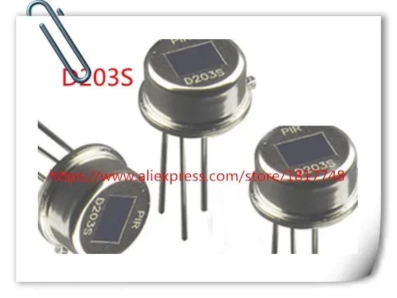 10PCS/LOT D203S D203 TO-5 Pyroelectric infrared sensor  human infrared induction sensor