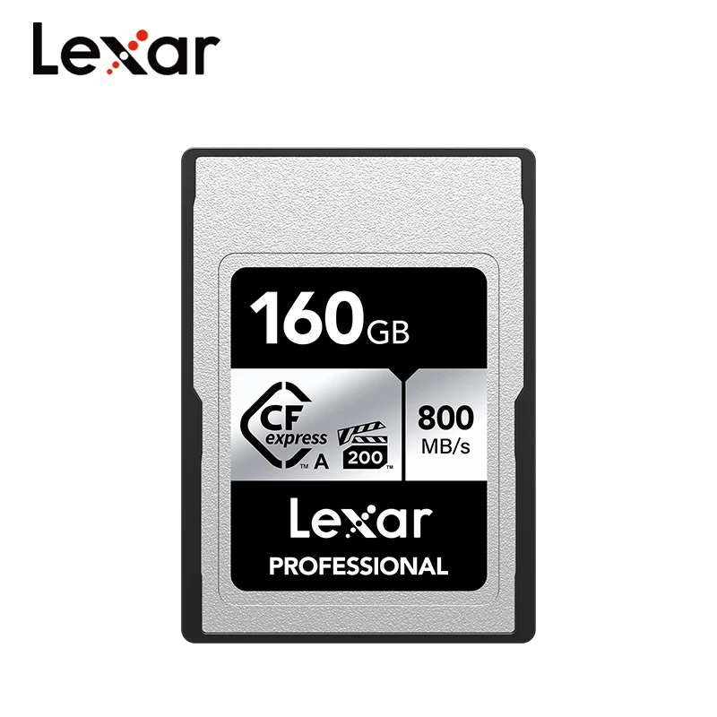 Original Lexar CFexpress Type A Card 160G 320G VPG200 Memory Card Silver Series Read 800MB/s Flash Storage CFe A Card For Camera