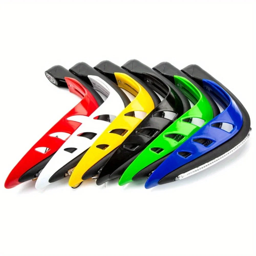 AliExpress NONE Motorcycle Hand Guard Shield Motorbike Turn Signal Lights Covers LED Flashing Protector Dirt Bike Enduro Handguard