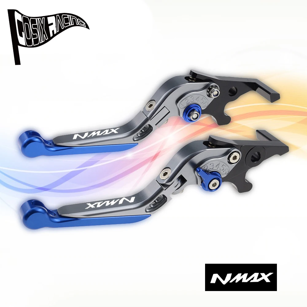 Fit For NMAX 155 N-MAX125 2015-2023 Motorcycle CNC Accessories Folding Extendable Brake Clutch Levers Adjustable Handle Set