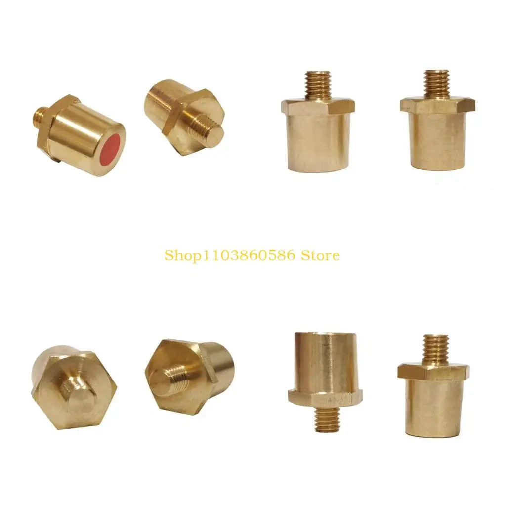 

242A 2Pcs Brass Terminal Binding Post 5 16 Copper Screw Regulator Terminal Block Power Terminal