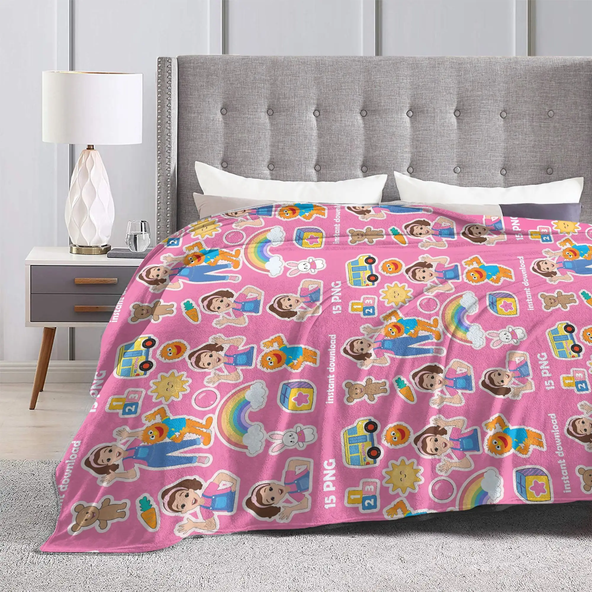 ملكة جمال راشيل بطانية قطيفة الأطفال الفانيلا رمي بطانية لغرفة المعيشة الدافئة لينة مخصصة جودة المفرش هدية