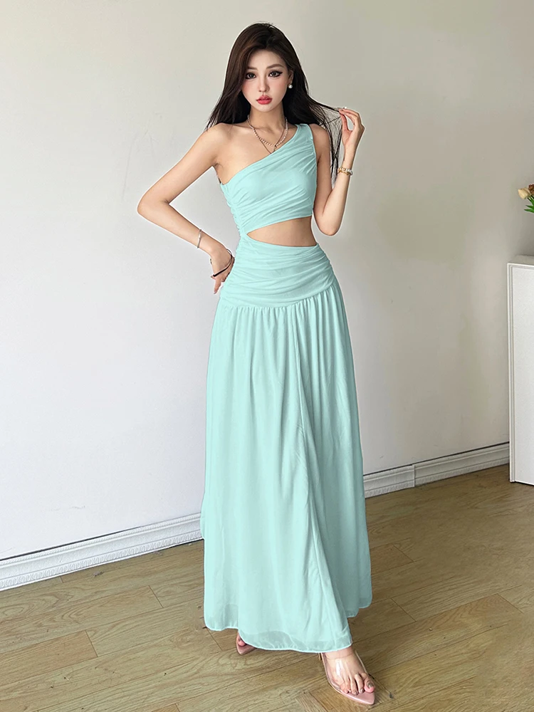 Nibber-Robe Maxi Élégante à Épaules Dénudées pour Femme, Vêtement de Plage, Long, Indie Folk, Tempérament pour les Vacances, Éducatif, Été