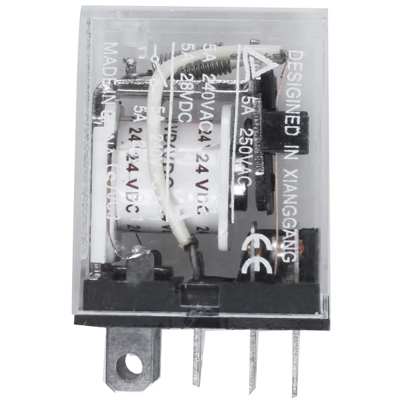 ABMF-4X Катушка 12 В постоянного тока 10 А 240 В переменного тока 28 В постоянного тока DPDT Электромагнитное реле JQX-13F2Z