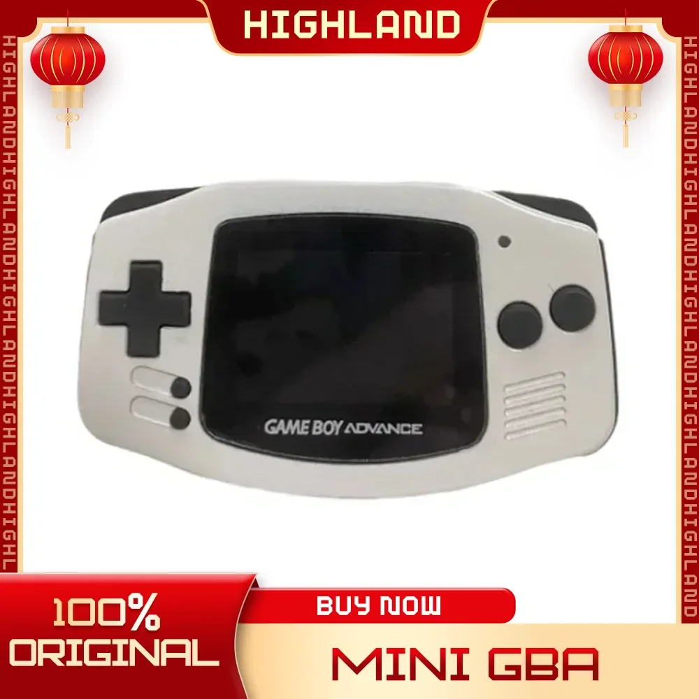 

Mini GBA Handheld Game Console With Battery Ips Screen Transparent Mini Portable Gamepad Gamer Console Flip Machine GBA/NES Game