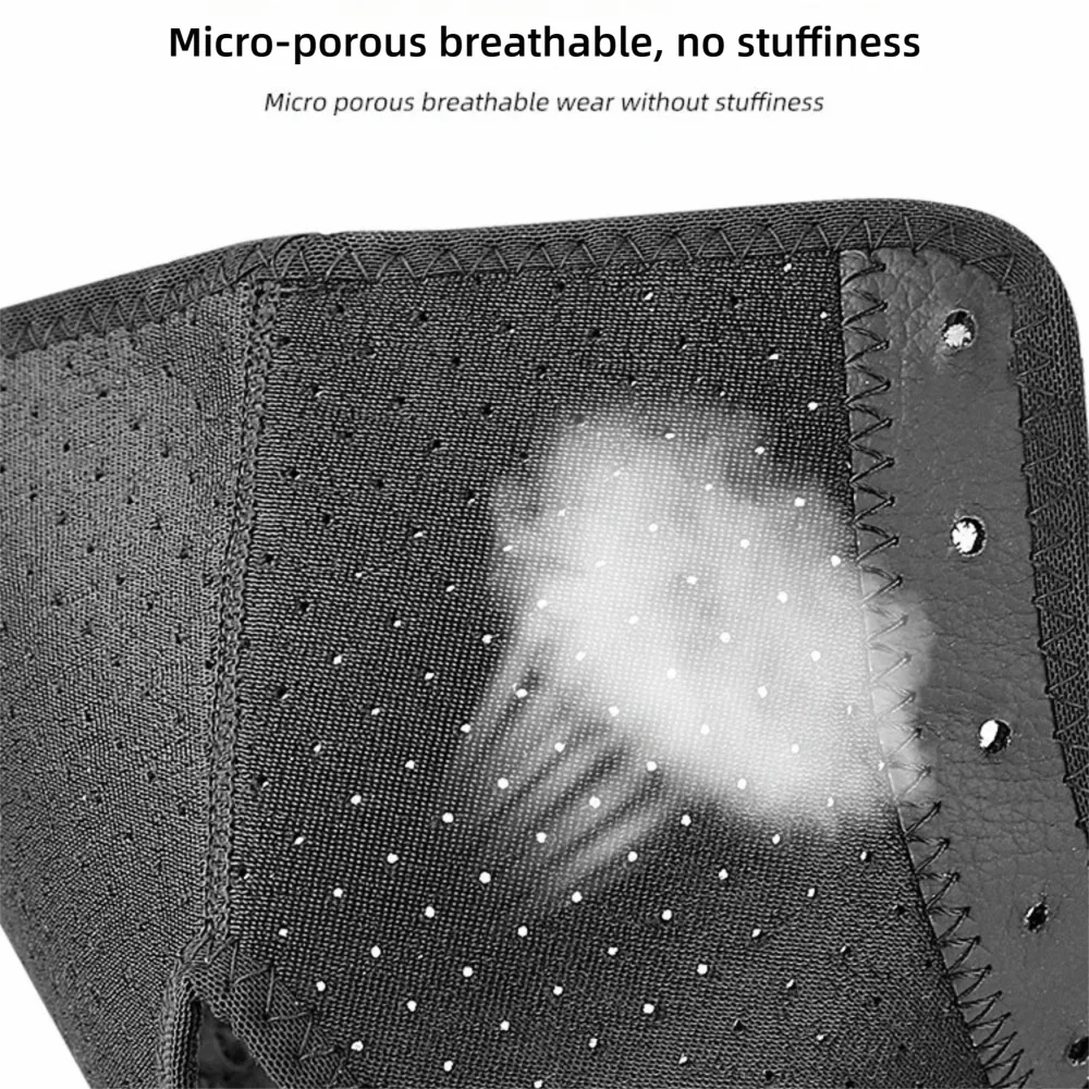 Durable Adjustable Lace Up Ankle Brace Compression Breathable Ankle Support Fixed Ankle Protector Sport Fitness