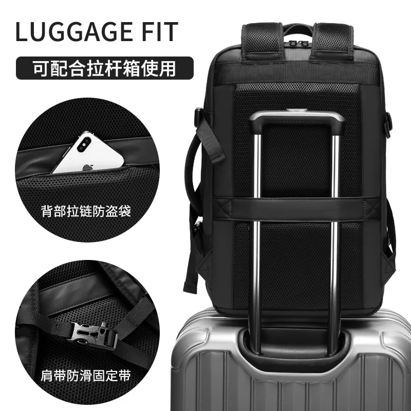 

Cross-border expansion backpack, business waterproof school bag, multi-functional travel bag,laptop bag, men's backpackmen's bag