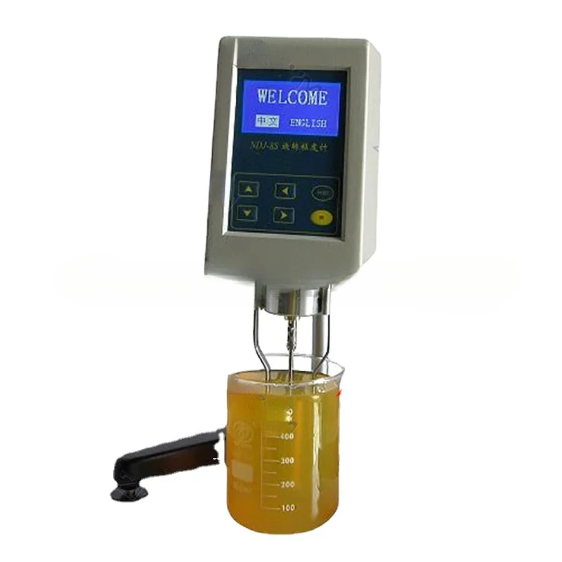 NDJ-8S Digital Rotary Viscometer Tester Range 1-2000000Mpa.S Viscosimeter Viscosity Measuring Instrument