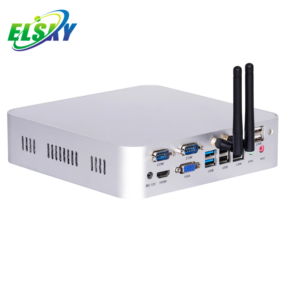 Hot Selling Barebone Mini PC X86 Support 1037U 2117U I3 3217U I5 3317U I7 3517U J1800 J1900 CPU view 3