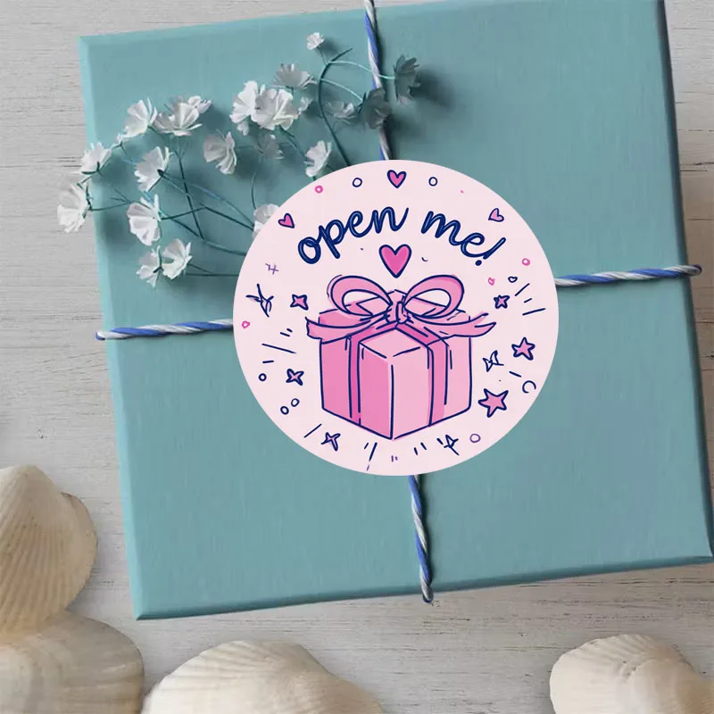 

90pcs custom personalized gift name and birthday number stickers, suitable for baptism party gift wrapping