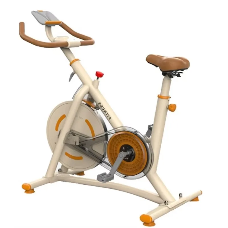 Heavy‑Duty Spinning Exercise Bike 4KG Flywheel Steel Frame With Workout Screen For Home Gym