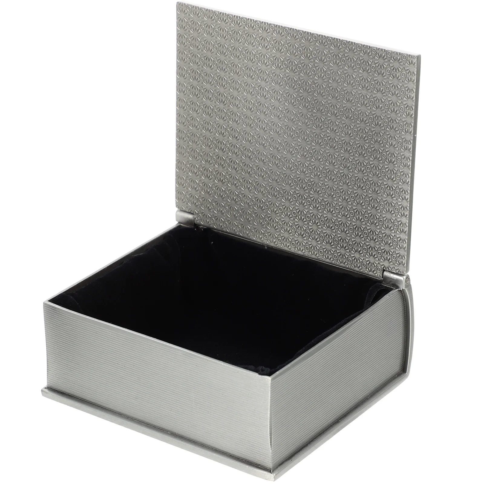 

Zinc Alloy Jewelry Boxes Vintage Book Shape Castle Pattern Hollow Decorative Storage ganizer for Necklaces Earrings Rings