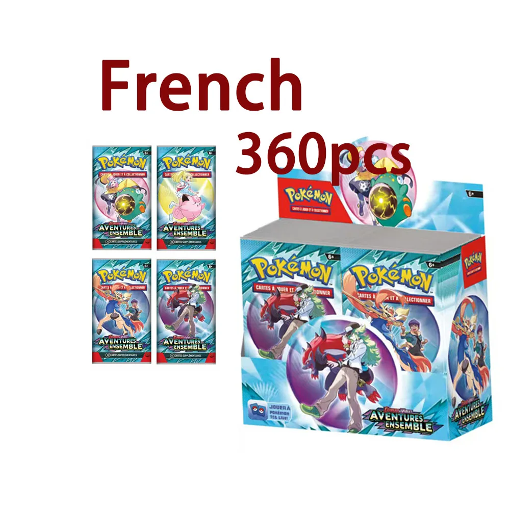 360P Pokémon France TCG: Ecarlet & Violet AVENTURES ENSEMBLE Radiance Obsidian Flames Booster Box بوكيمون Cards Game36 Pack Box