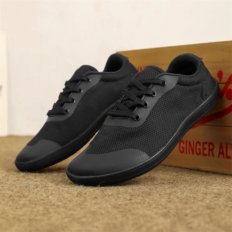 Outdoor Sports Shoes Hiking Comfortable Plus Size48 Wide-Toe-Box Barefoot Shoes for Men Minimalist Trail Walking Shoes Women