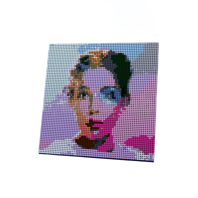 4303 Stück MOC Manic Halsey [Mosaik] Bausteine Kreatives Weihnachtsspielzeug Geschenk Kreatives praktisches Fähigkeiten bis Weihnachtsspielzeug Geschenk