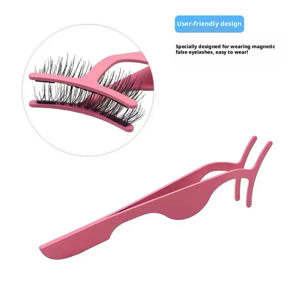 1 Stück Pinzette für Künstliche Wimpern, Applikator für Falsche Wimpern, Make-up-Werkzeug, Hilfsmittel zum Wimpernformen, Professionelle Pinzette für Nerz-Wimpern