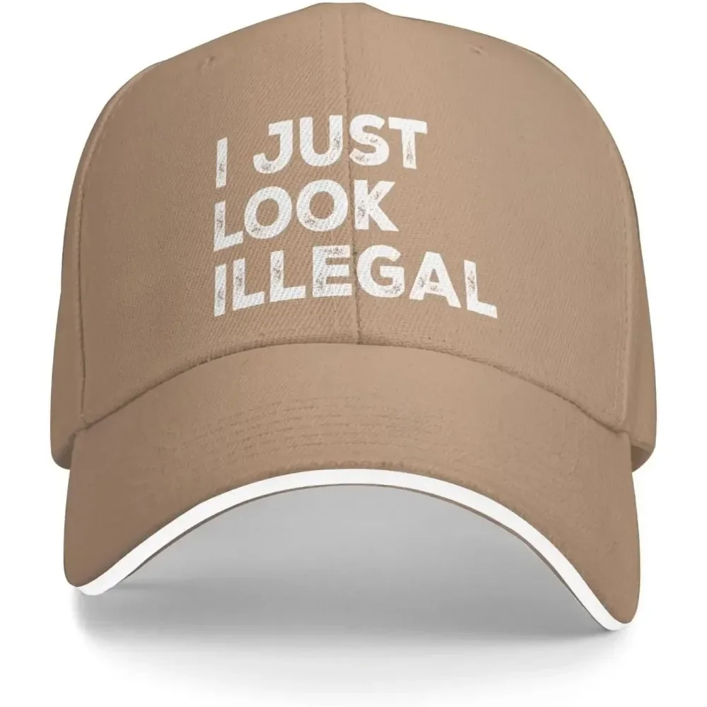 I Just Look Illegal Cap for Men Baseball Hats Trendy Caps