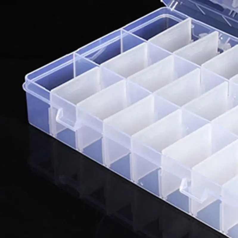 24 Value Electronic Components Storage Assortment Box  Format size of box can be assembled arbitrary