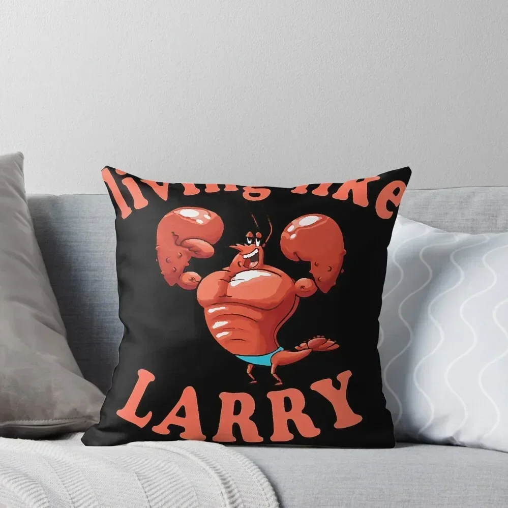 Living like larry Throw Pillow Pillow Covers Decorative Decorative Sofa Cushions pillow