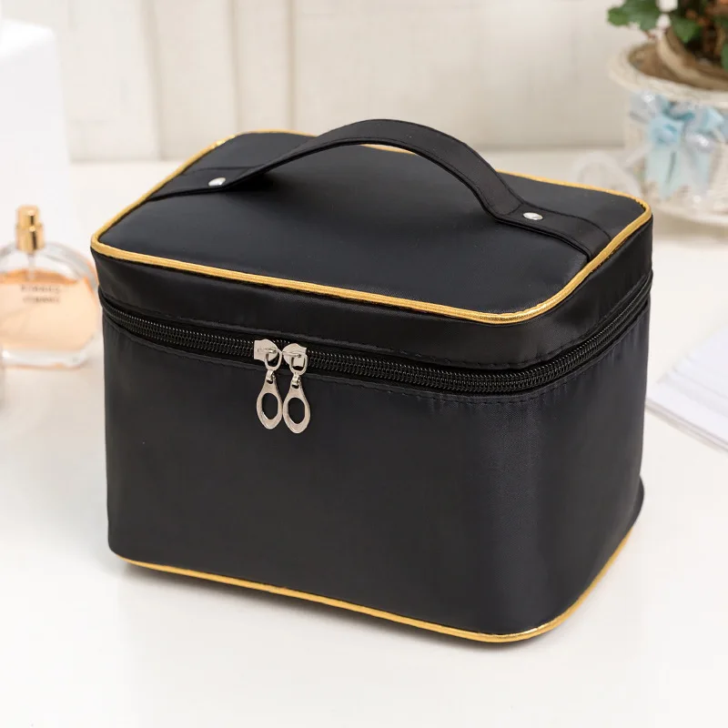 Tas Cuci Travel Portabel Dompet Penyimpanan Makeup Tahan Air Transparan Wanita Organizer Kosmetik Kapasitas Besar Kecantikan