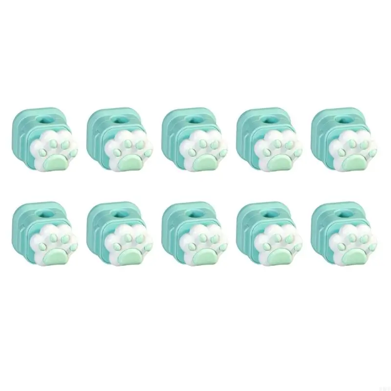 Adorable Cats Claws Cord Organizers ABS Fastener For Multiple Devices 83CE