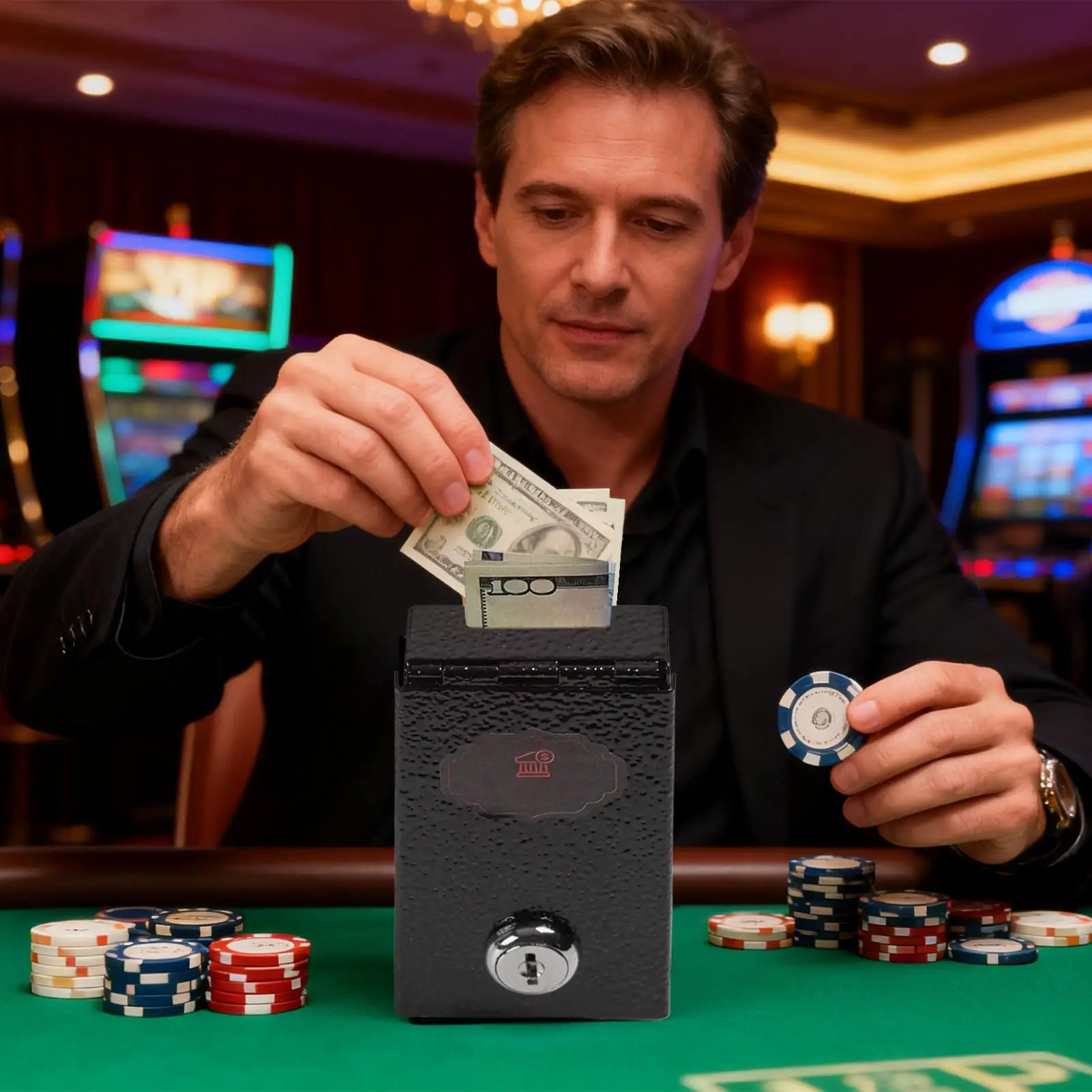 Money Box For Cash Portable Security Budget Control Toy Small Money Box For Kids Boys Girls Travel Home Indoor Christmas