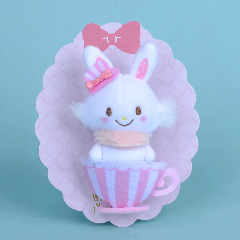 Sanrio My Melody Wish Me Mell Cartoon Plush Doll Brooch Pendant Anime Peripherals Bag Decorate Cute Toys Holiday Gift for Girls