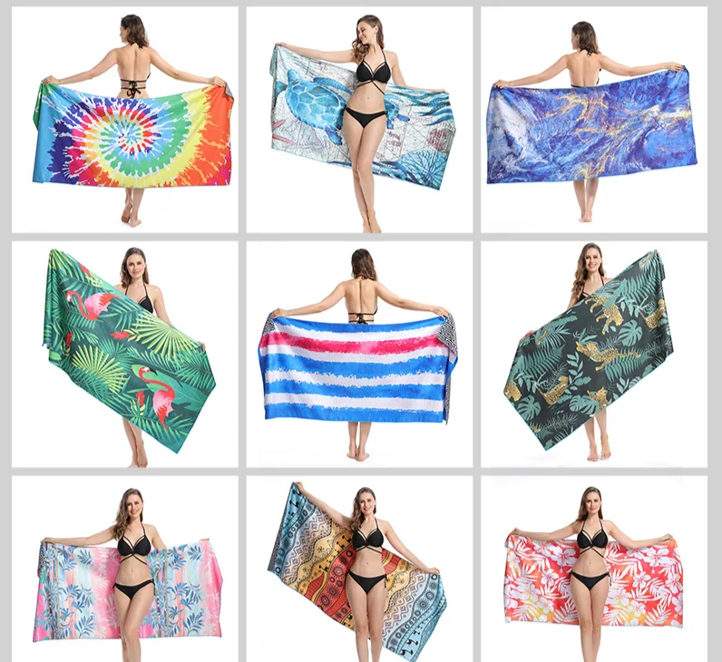 Microfiber Quick Dry Gym Towel Beach Towel Super Absorbent Pool Towel Blanket Drying Workout Gear For Body Sweat Working Out