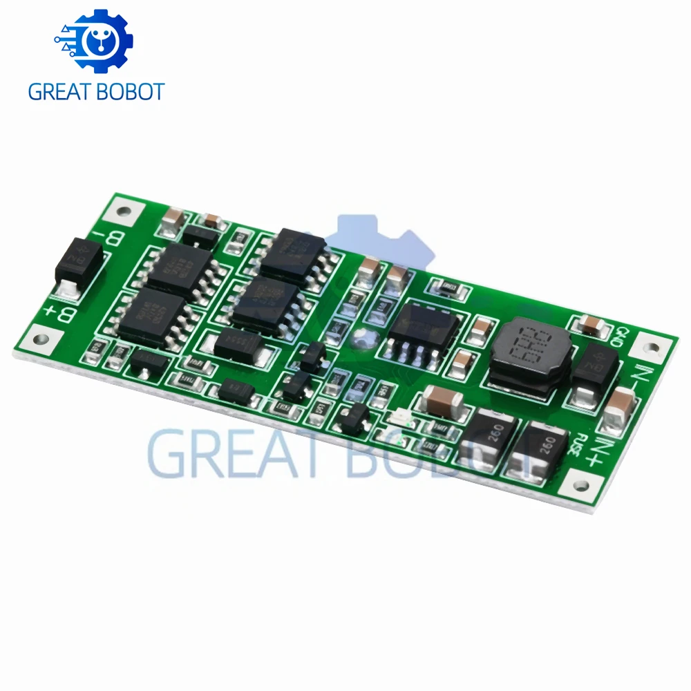 50W 4A UPS Power Module DC 12V 15V Uninterruptible Control Board 2S 3S Step Up Charge Protection Board