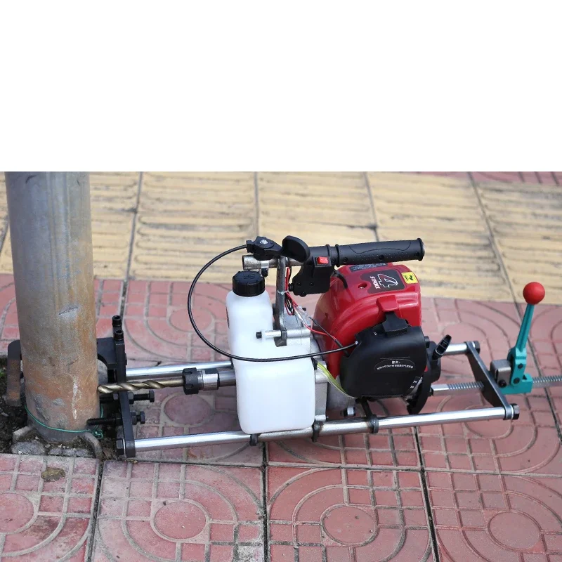 Engine Drilling Machine High Power Four-stroke Excavation Ground Hole Pile Driver Gasoline Drilling Machine 37.7CC 0.9KW