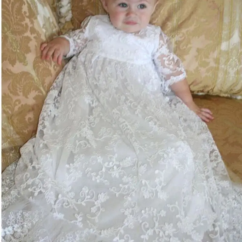 Robes de fête de baptême pour bébés filles, vêtements de mariage pour enfants, tout ce qui est infantile