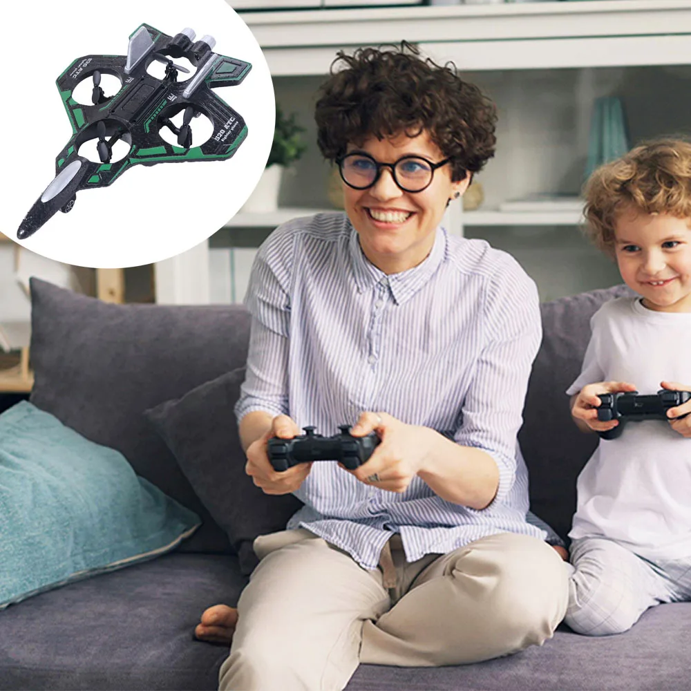 

Пенопласт EPP с дистанционным управлением, пенопластовый истребитель, датчик гравитации, перезаряжаемый четырехмоторный вертолет, 2,4G, трюк, портативный радиоуправляемый реактивный самолет для хобби