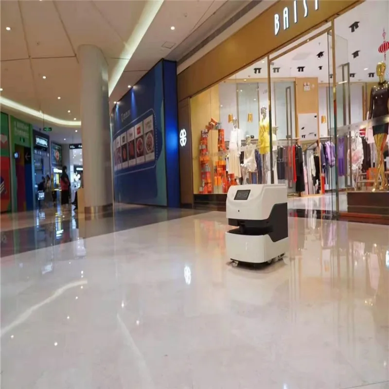 commerical hotel/ mall sweeping robot with lithium battery smart service robot for cleaning