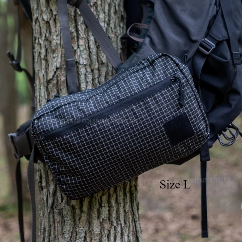

Tactical Zip Pack Outdoor Travel Waist Pouch with Belt for Hiking Riding Trekking Gear Backpacks Chest Bag UHMWPE Lightweight
