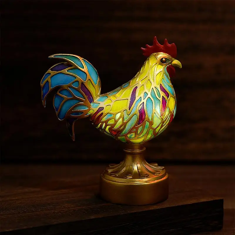 Table Lamp For Living Room Rooster-Shaped Nightstand Lamp Decorative Desk Lamp Creative Night Table Lamp Animal Table Lamp For