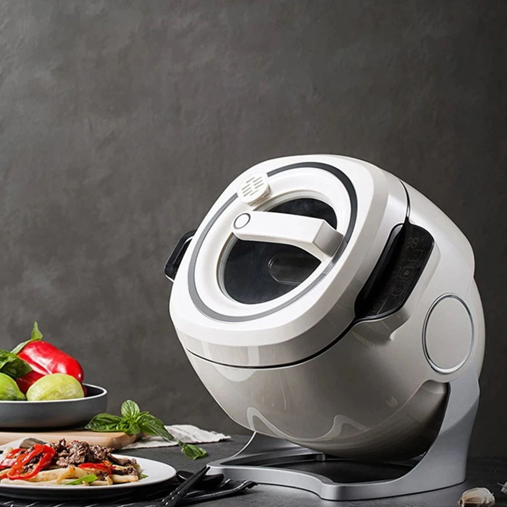 

6L Automatic Kitchen Robot Cooking Lazy Cook Cooking Large Capacity for Home Smokeless Robot Cookings Machine