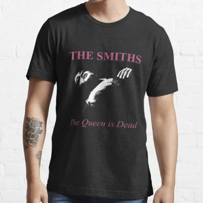 1980's Indie Morrissey Homme Black T-shirt Men Summer T Shirt Tops Camisetas The Smiths The Queen Is Dead style harajuku funny