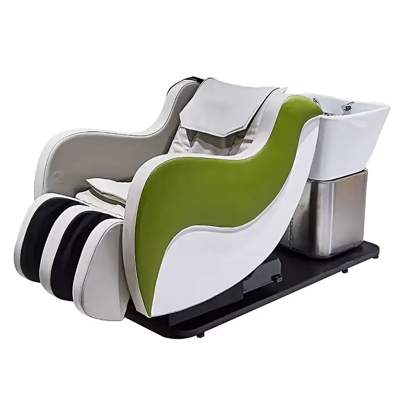 

Popular Washing Salon Furniture Beauty Spa Bed Electric Massage Shampoo Chairs