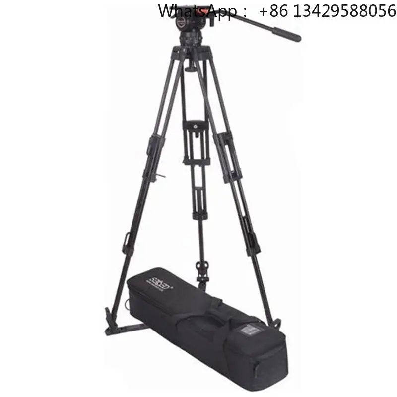 Factory Secced Reach Plus 3 Professional Broadcast CCTV Heavy Duty 20.8KG Payload Video Camera Carbon Fiber Tripod