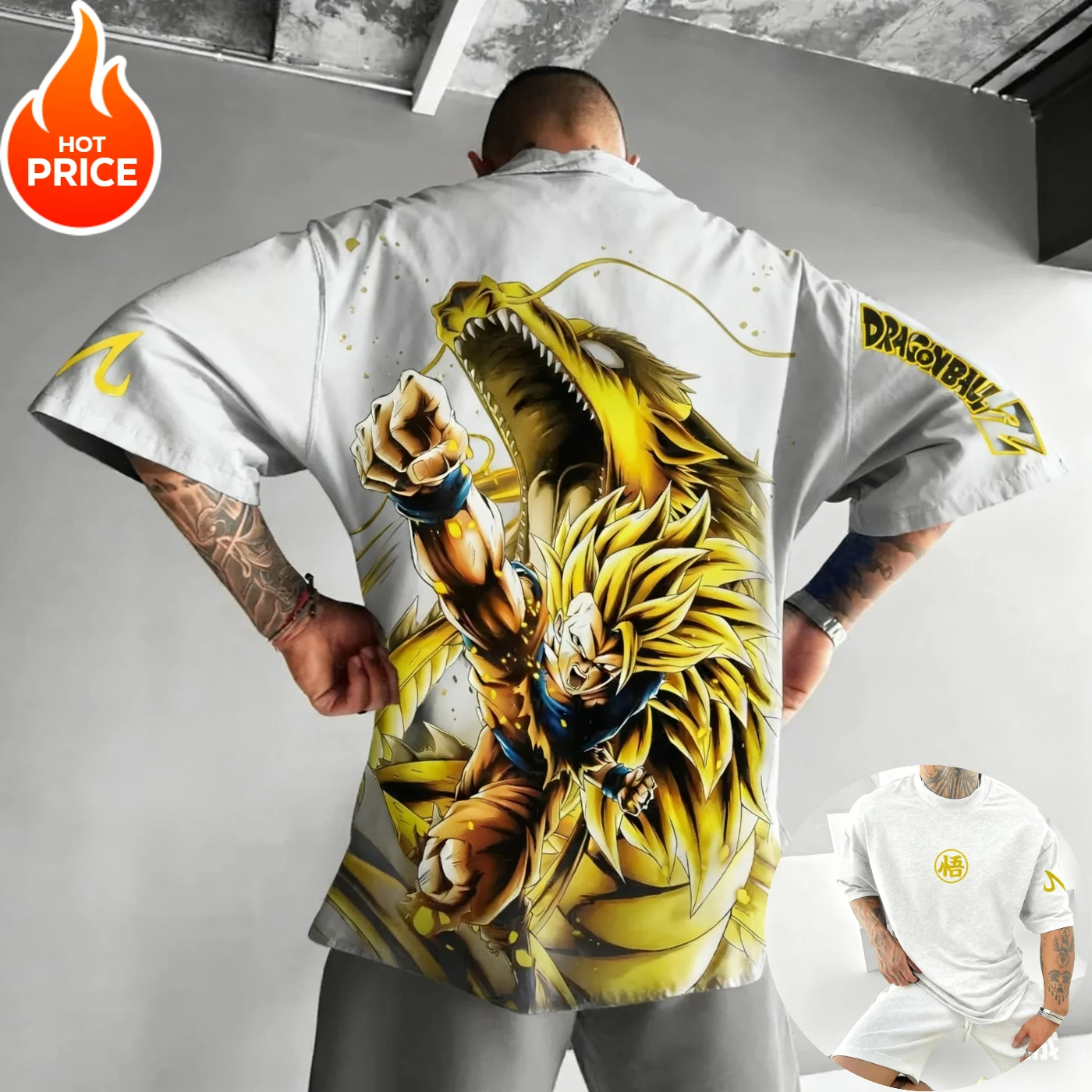 슈퍼 사이언 스트리트웨어 손오공 드래곤볼 하라주쿠 여름 티셔츠 남성 빈티지 오버사이즈 여성 캐주얼 반팔 유니섹스 티