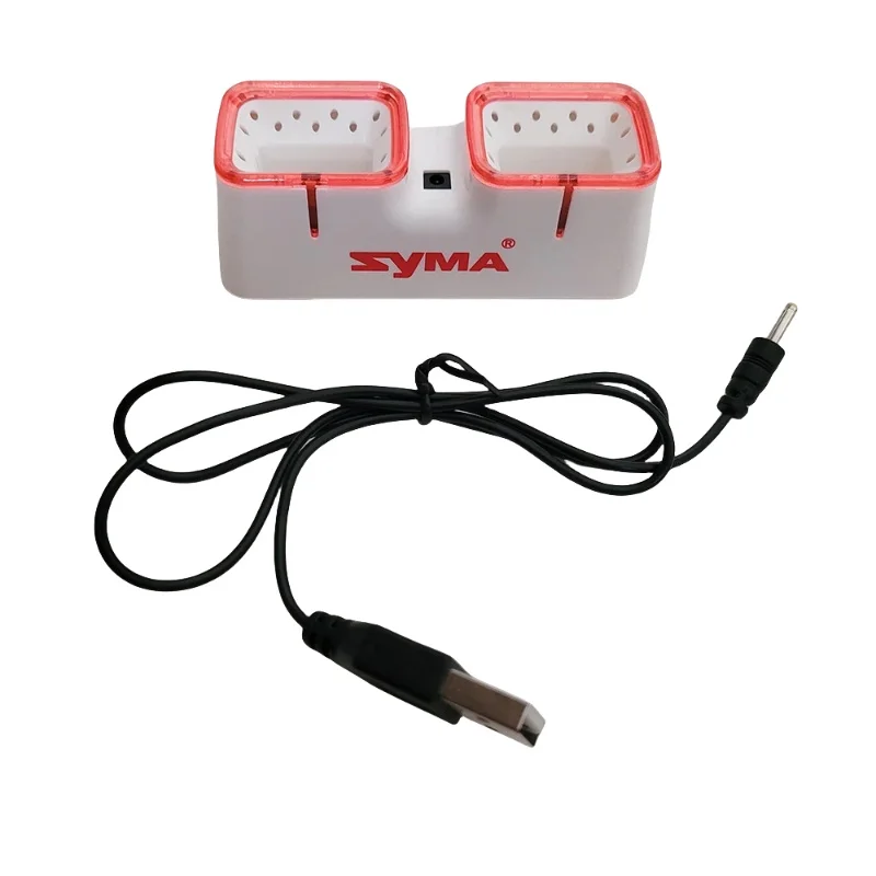 SYMA X22 X22W USB Charger 7.4V 2S 2 In 1 Battery Charging Box Seat For RC Drone Quadcopter Original Charger Spare Parts