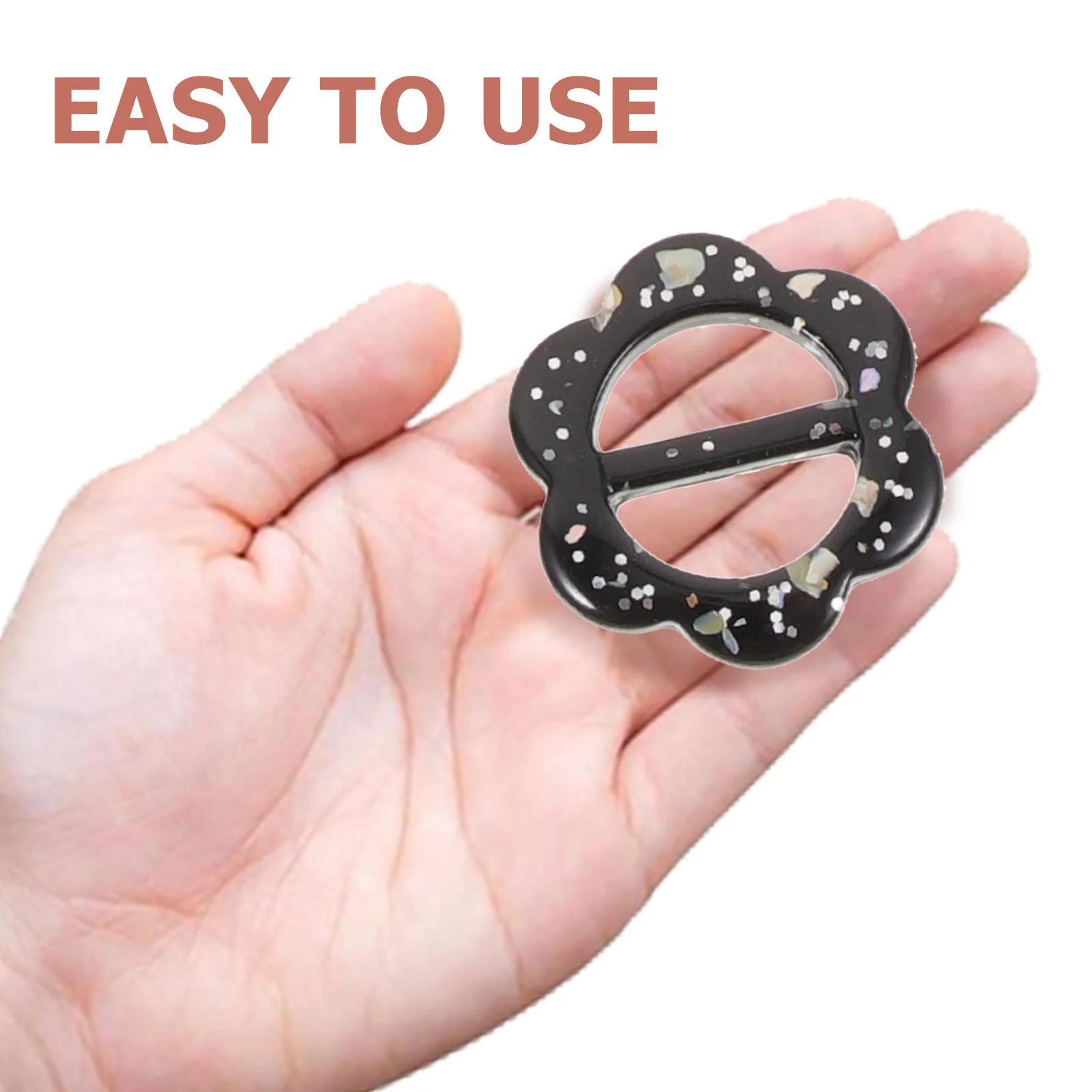 

20Pcs D-Ring Waist Buckle Scarf Circle Clip for Women Shirt Scarf Fastener Stylish T-Shirt Clasp Clothing Decoration Accessory
