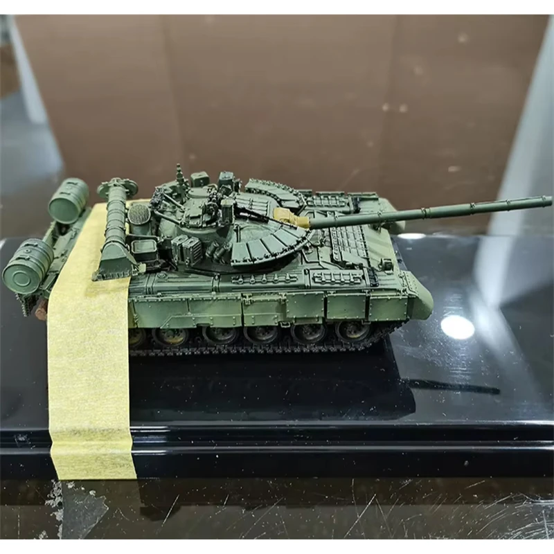 Model w skali 1:72 rosyjski T-80BVM MBT korpus piechoty morskiej żywica główny czołg bojowy kolekcja zabawek dekoracja wystawowa dla fanów prezent