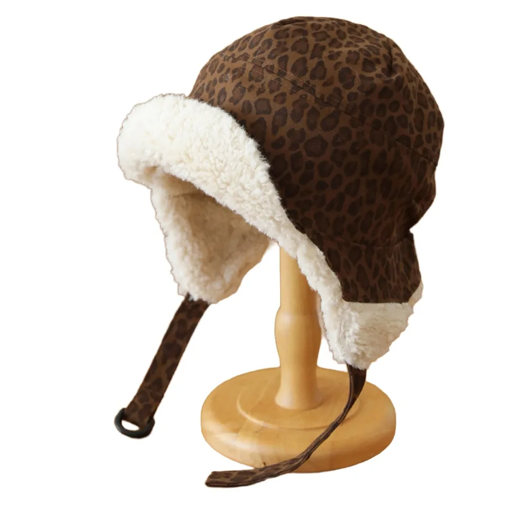 

Casual Keep Warm Warm Hat Ear Protection Thickened Versatile Cap Windproof Fisherman Hats for Women